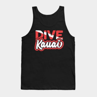 Scuba Diving Dive Kauai Hawaii Diver Tank Top